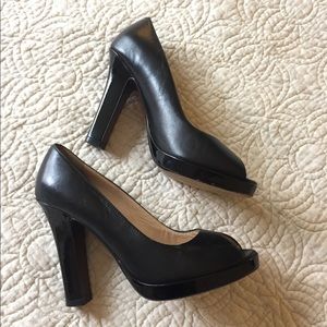 Cole Haan peep-toe pumps